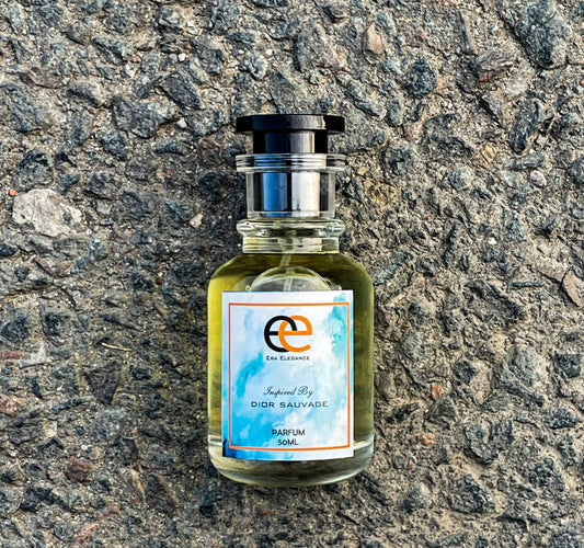 Inspired by Dior Sauvage – Era Elegance | A Bold & Raw Woody Aromatic Fragrance for the Fearless Man