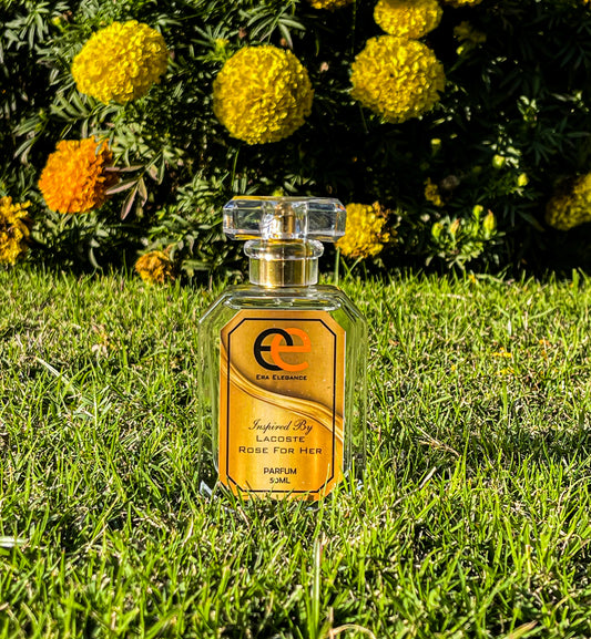 Inspired by Lacoste Rose for Her - Era Elegance | A Soft & Playful Floral-Fruity Fragrance