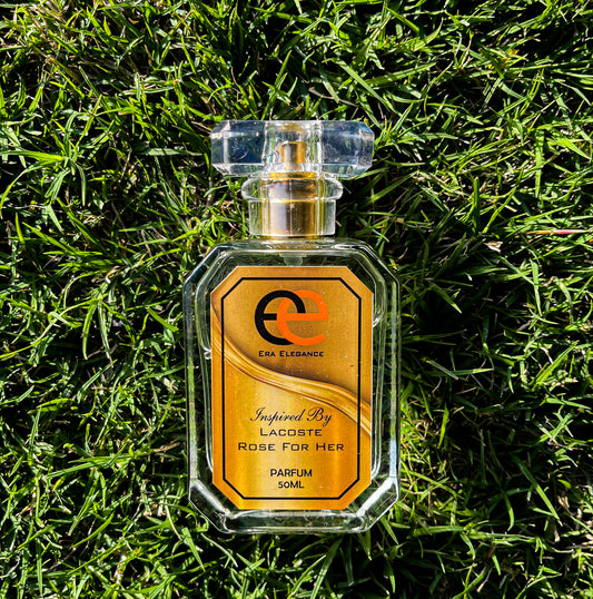 Inspired by Lacoste Rose for Her - Era Elegance | A Soft & Playful Floral-Fruity Fragrance