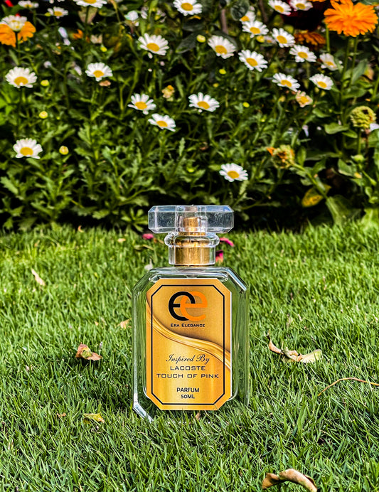 Inspired by Lacoste Touch of Pink - Era Elegance | A Vibrant & Playful Floral-Fruity Fragrance